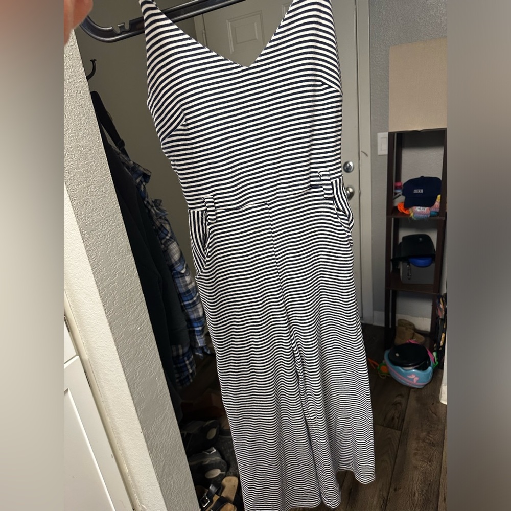 Striped romper